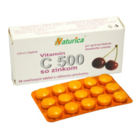 Naturica VITAMÍN C 500 mg so zinkom 30 tbl