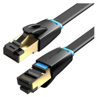 Kábel Ethernet RJ45 Flat Network Cable Vention IKCBG, Cat.8, U/FTP, 1m (Black)
