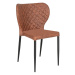 Norddan 25829 Dizajnová jedálenská stolička Landers vintage hnedá