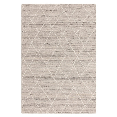 Svetlosivý vlnený koberec 120x170 cm Noah – Asiatic Carpets