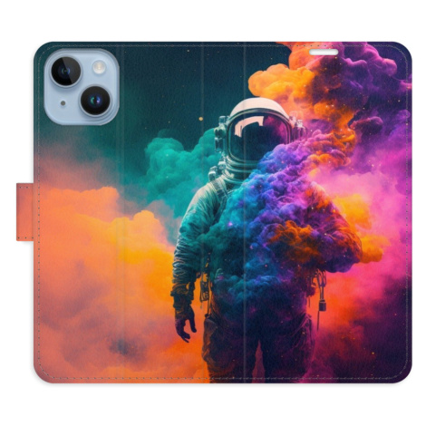 Flipové puzdro iSaprio - Astronaut in Colours 02 - iPhone 14