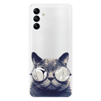 Odolné silikónové puzdro iSaprio - Crazy Cat 01 - Samsung Galaxy A04s