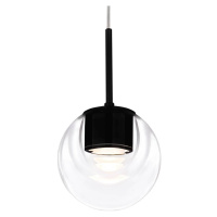 Kundalini Dew závesné LED svietidlo, 1-pl., čierna