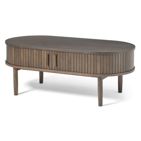 Konferenčný stolík v dekore duba v tmavoprírodnej farbe 60x120 cm Meta – Unique Furniture