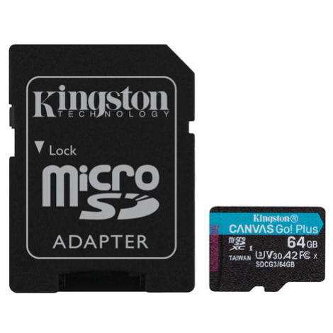 Pamäťová karta Kingston Canvas Go! MicroSDXC 64GB (SDCG3/64GB)