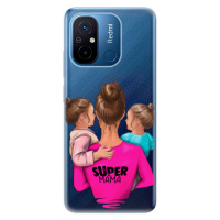 Odolné silikónové puzdro iSaprio - Super Mama - Two Girls - Xiaomi Redmi 12C