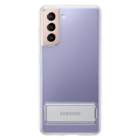 Samsung Galaxy S21 Plus 5G SM-G996, Plastový zadný kryt, dvojvrstvový, pogumovaný, so stojanom, 