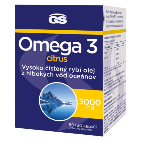 GS Omega 3 Citrus 60+30 kapsúl