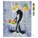 Maľovanie podľa čísel - KAČER DAFFY GRAFFITI (LOONEY TUNES) Rámovanie: vypnuté plátno na rám, Ro