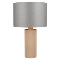 Sivá/béžová stolová lampa (výška  48 cm) Canio – Trio