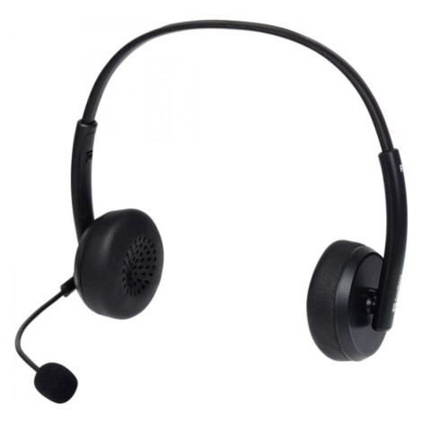 Sandberg PC sluchátka USB Office Saver headset s mikrofonem, černá