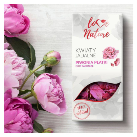 Jedlé kvety pivonky 10g 100% prírodné - Love Natur - Love Natur