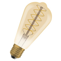 OSRAM LED Vintage 1906 Edison, zlatá, E27, 7 W, 2 200 K, tl.