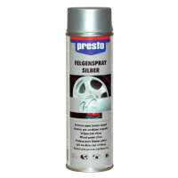 Presto Rallye sprej na disky 500 ml strieborný