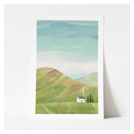 Plagát Travelposter Scotland, 30 x 40 cm