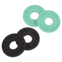 Fender Strap Blocks Black & Surf Green