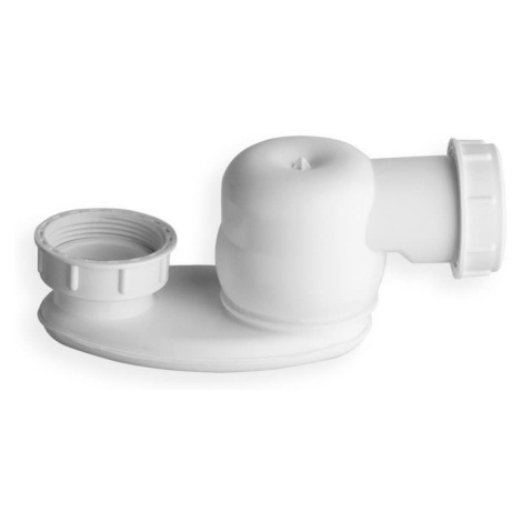 Siphon with overflow nut 6/4", height 42 mm, white 71712 Polysan