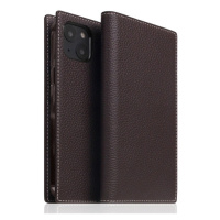 SLG Design puzdro D8 Full Grain Leather pre iPhone 14 Plus - Brown Cream