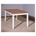 Jedálenský stôl carson - biela/hnedá
