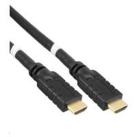 Vysokorýchlostný HDMI kábel PREMIUMCORD s Ether.4K@60Hz, so zosilňovačom, 15 m, 3x tienenie, M/M