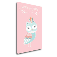 Impresi Obraz Let's go party owl - 40 x 60 cm