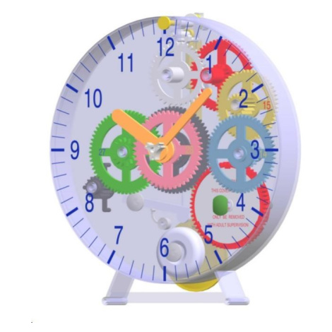 Hodiny TechnoLine Modell Kids Clock, pestrofarebné detské, stavebnice Techno Line