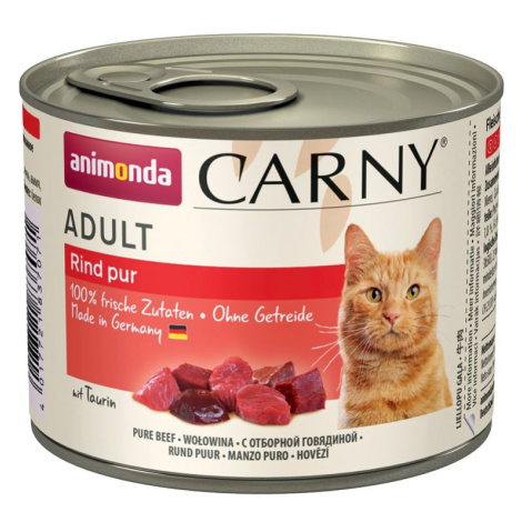 ANIMONDA cat konzerva CARNY čisté hovädzie - 400g