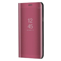 Huawei Mate 30 Lite, bočné otváracie puzdro s indikátorom hovoru, Smart View Cover, červenozlaté