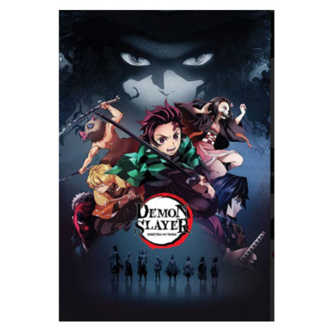 GBeye Demon Slayer Tanjiro and Group Poster 91,5 x 61 cm