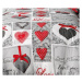 Flanelové obliečky I LOVE YOU 140x200 cm Flanelové obliečky I LOVE YOU 140x200 cm - 140x200 cm -