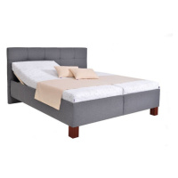 Čalúnená posteľ Mary 160x200, sivá, bez matraca