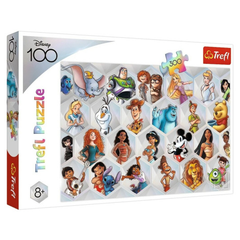 Puzzle 300 - Disney kúzlo / Disney 100 Trefl