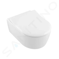VILLEROY & BOCH - Avento Závesné WC s doskou SoftClosing, DirectFlush, alpská biela 5656RS01