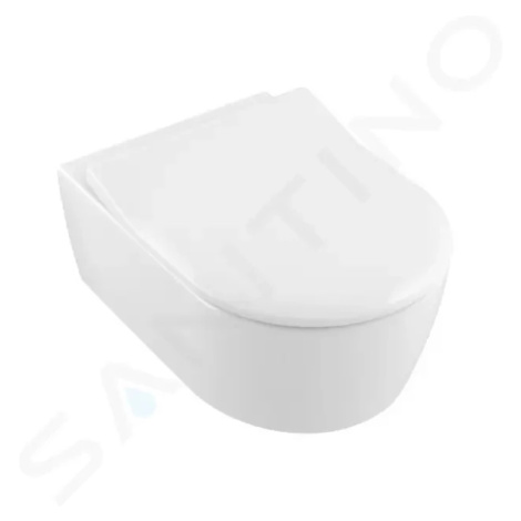 VILLEROY & BOCH - Avento Závesné WC s doskou SoftClosing, DirectFlush, alpská biela 5656RS01