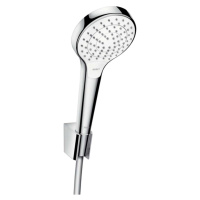 Hansgrohe Croma Select S - Ručná sprcha Vario Porter, súprava 1,25 m, biela/chróm 26421400