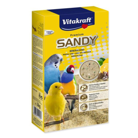 Piesok Vitakraft Sandy piesok pre malé papagáje 2kg