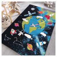 DY Farebný koberec do detskej izby Vesmír Rozmer: 120x170 cm