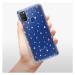 Odolné silikónové puzdro iSaprio - Abstract Triangles 02 - white - Samsung Galaxy M21