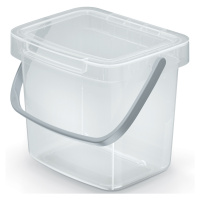 NABBI NHW3 plastový úložný box s rúčkou 3 l priehľadná
