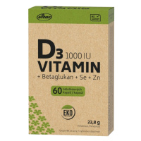 VITAR EKO Vitamin D3 1000IU+betaglukan 60 kapsúl