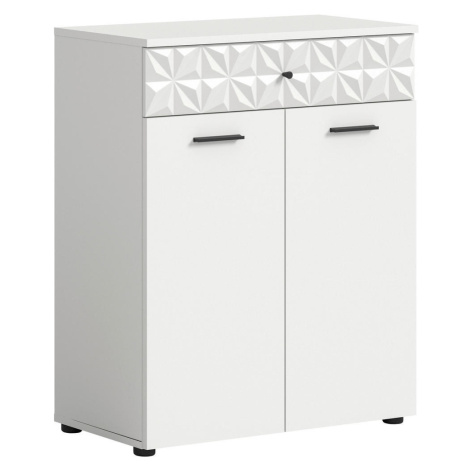 MID.YOU SPODNÁ SKRINKA, biela, biela, 70/85/34 cm