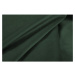 Päťmiestna rozkladacia zamatová pohovka s úložným priestorom Calmato, farba zelená
