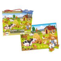 mamido Puzzle Pre Deti Zostavovacia Farma Zvieratá 48 Dielok