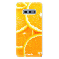 Odolné silikónové puzdro iSaprio - Orange 10 - Samsung Galaxy S10e