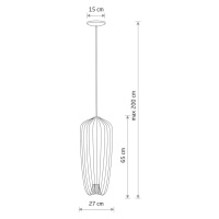 Závesné svetlo Pumpkin S, svetlosivé, Ø 27 cm, kov, GU10