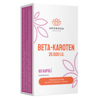 APOROSA Beta karoten 25 000 I.U. 60 kapsúl