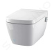 GEBERIT - Kombifix Modul na závesné WC s tlačidlom Sigma01, matný chróm + Tece One - sprchovacia