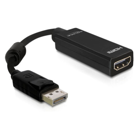 Delock Displayport 20pin samec > HDMI 19 pinový samica, dĺžka 12,5 cm