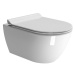 GSI - PURA závesná WC misa, Swirlflush, 36x55cm, biela ExtraGlaze 881511