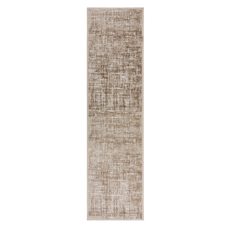 Béžový behúň 80x300 cm Trace – Flair Rugs